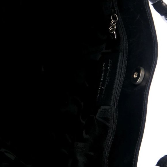 SALVATORE FERRAGAMO Leather-Trimmed Canvas Tote - Picture 5 of 5